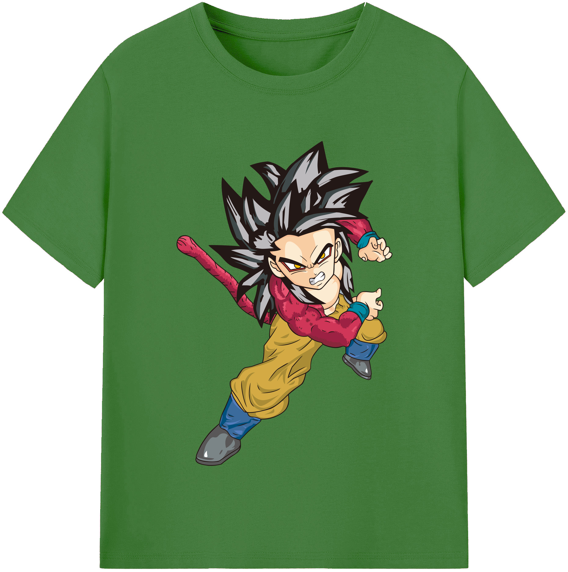 （画像用） ドラゴンボール 孫悟空（そん ごくう）Son Goku カカロット DRAGON BALL Kakarotto レディースカジュアルプリントTシャツ（綿100％）